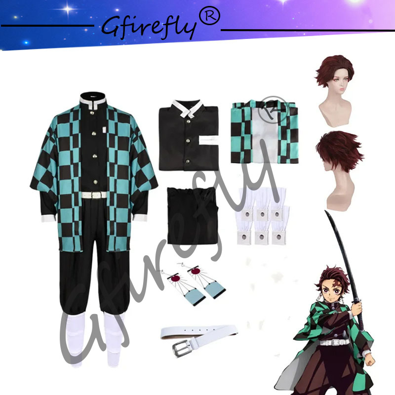 Japanese Lifestyle - Костюм для косплея камадо танджиро, реквизит