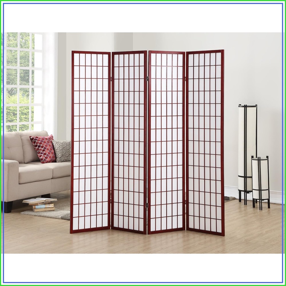 Shoji Screen Divider - Ориентальный ширма-перегородка Shoji с 4 панелями,
