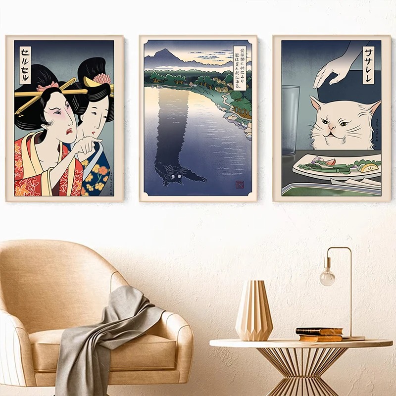 Японский стиль укиёэ, постер с – обзор и цена Japanese Lifestyle At Home